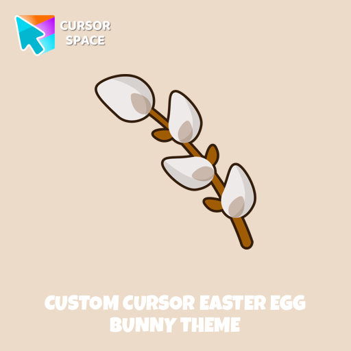 Custom Cursor Easter Egg Bunny Theme